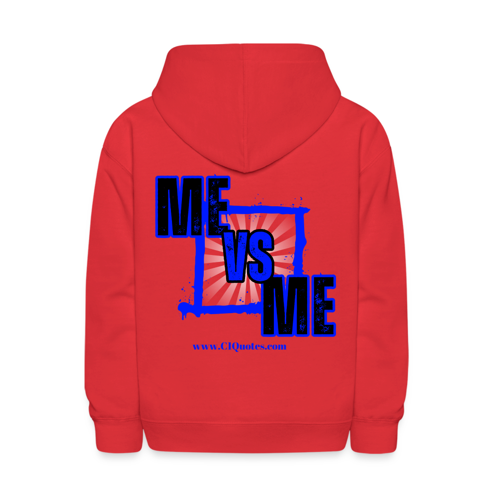 Me Vs Me Kids' Hoodie (Blue)