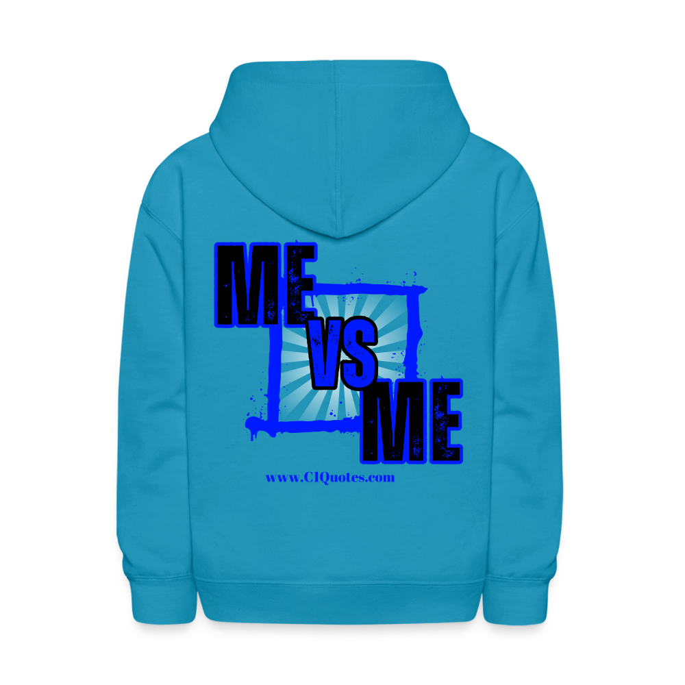 Me Vs Me Kids' Hoodie (Blue)