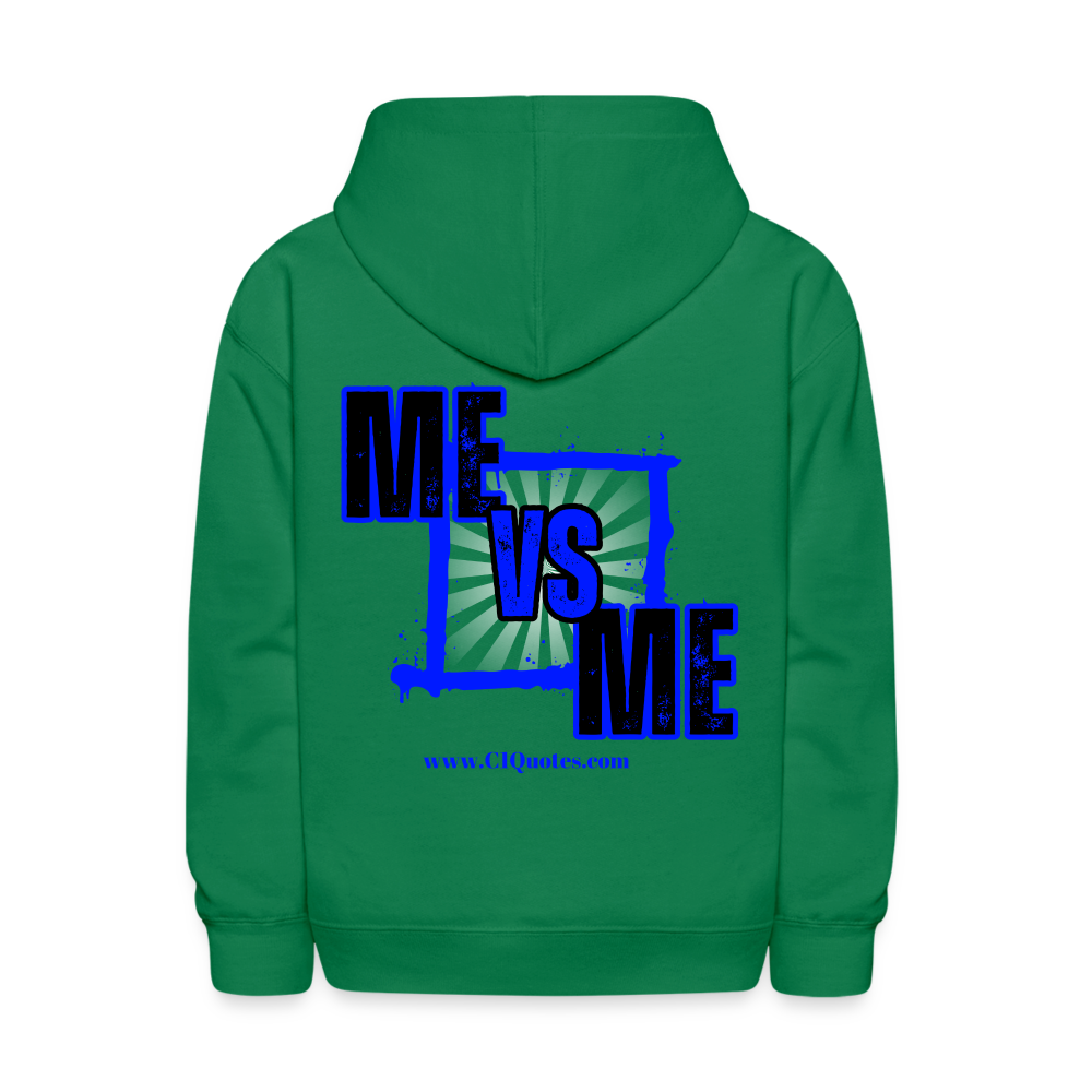Me Vs Me Kids' Hoodie (Blue)