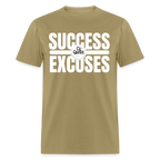 Success Over Excuses Unisex Classic T-Shirt (White Lettering)