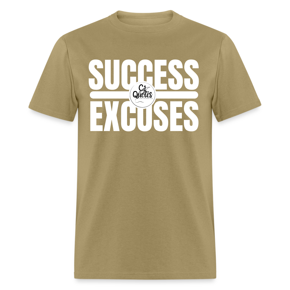 Success Over Excuses Unisex Classic T-Shirt (White Lettering)