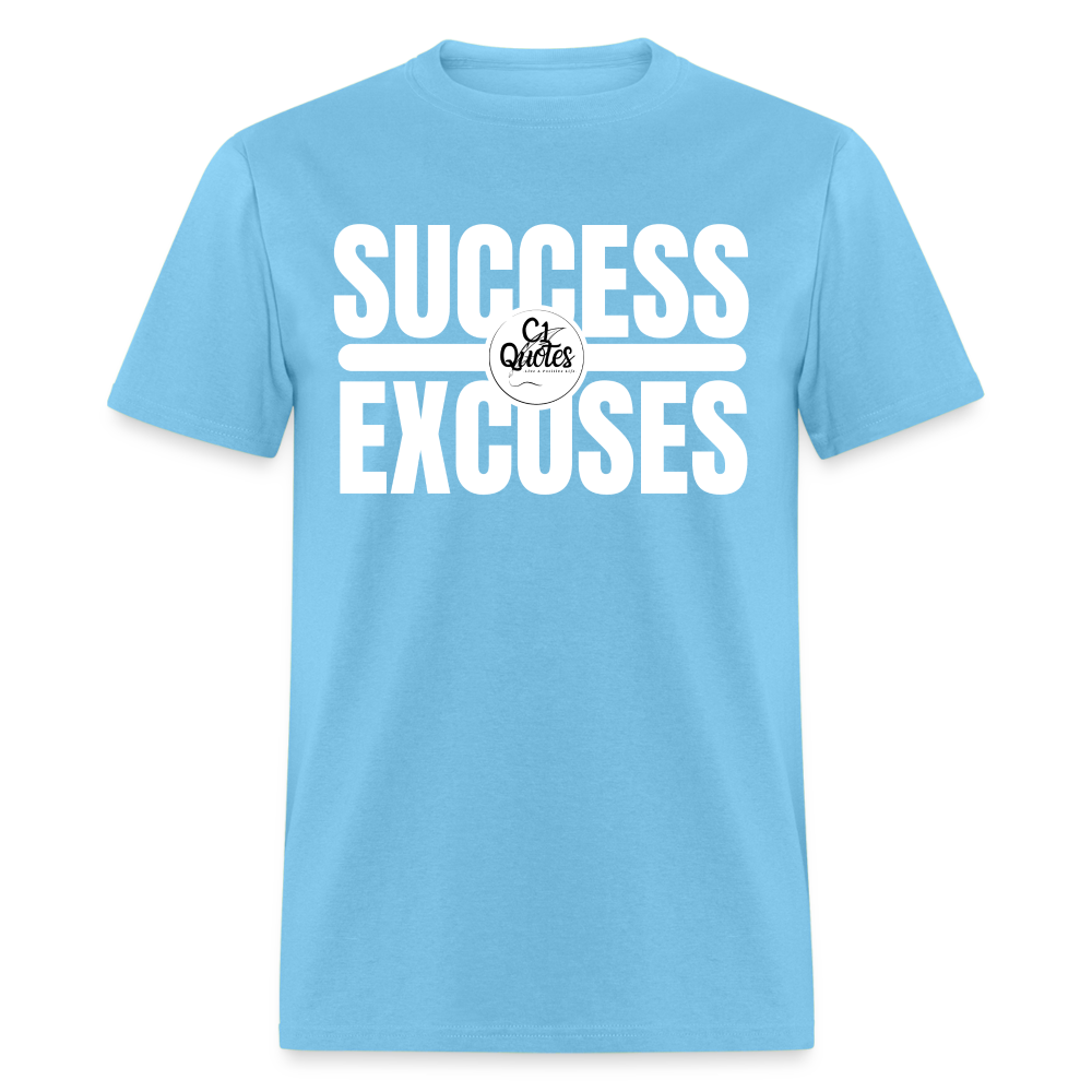 Success Over Excuses Unisex Classic T-Shirt (White Lettering)