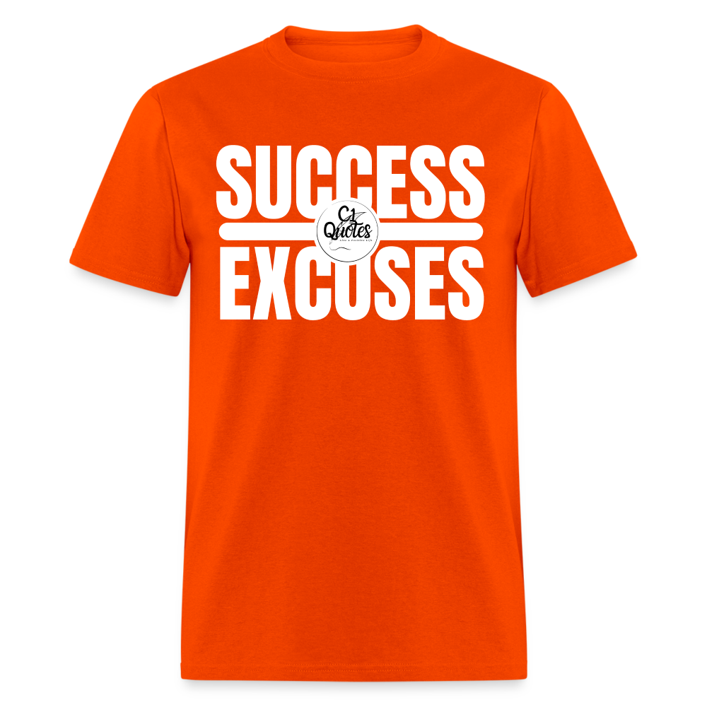 Success Over Excuses Unisex Classic T-Shirt (White Lettering)