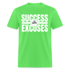 Success Over Excuses Unisex Classic T-Shirt (White Lettering)