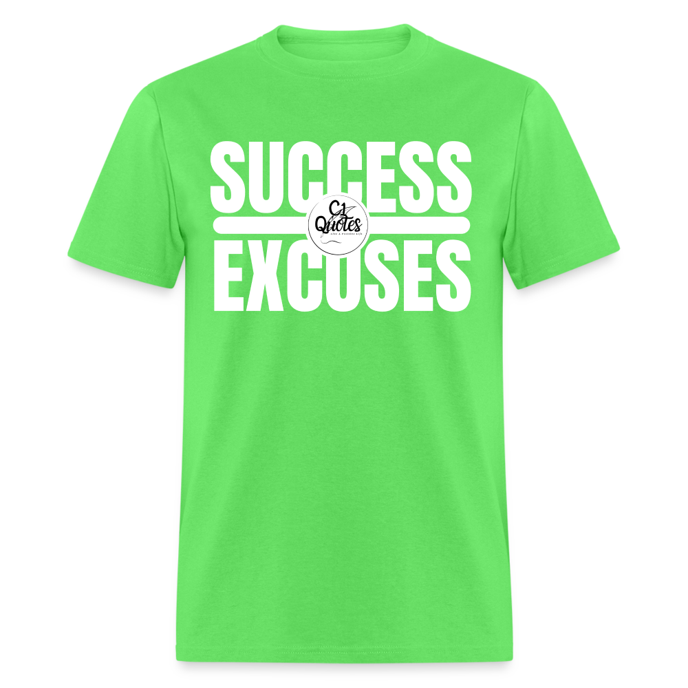 Success Over Excuses Unisex Classic T-Shirt (White Lettering)