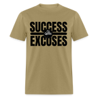 Success Over Excuses Unisex Classic T-Shirt (Black Lettering)