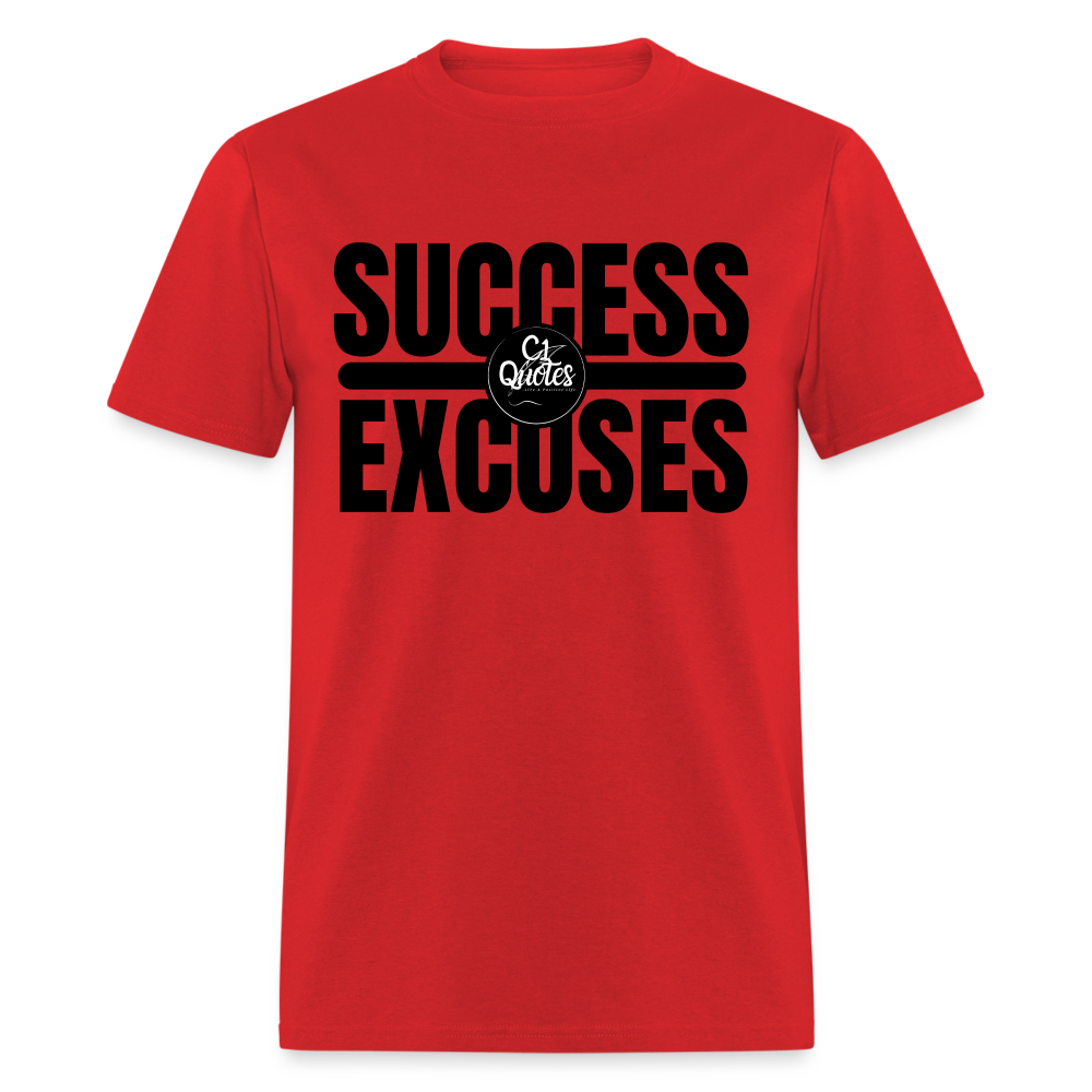 Success Over Excuses Unisex Classic T-Shirt (Black Lettering)