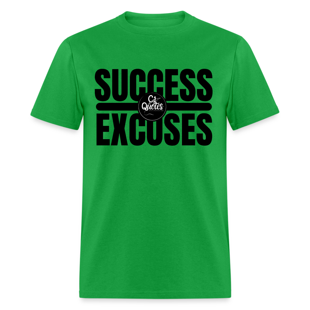 Success Over Excuses Unisex Classic T-Shirt (Black Lettering)