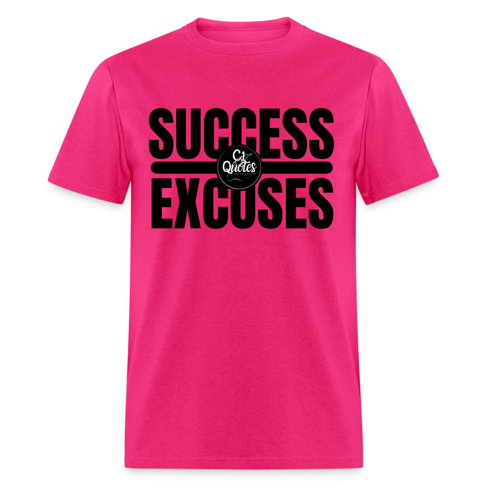Success Over Excuses Unisex Classic T-Shirt (Black Lettering)
