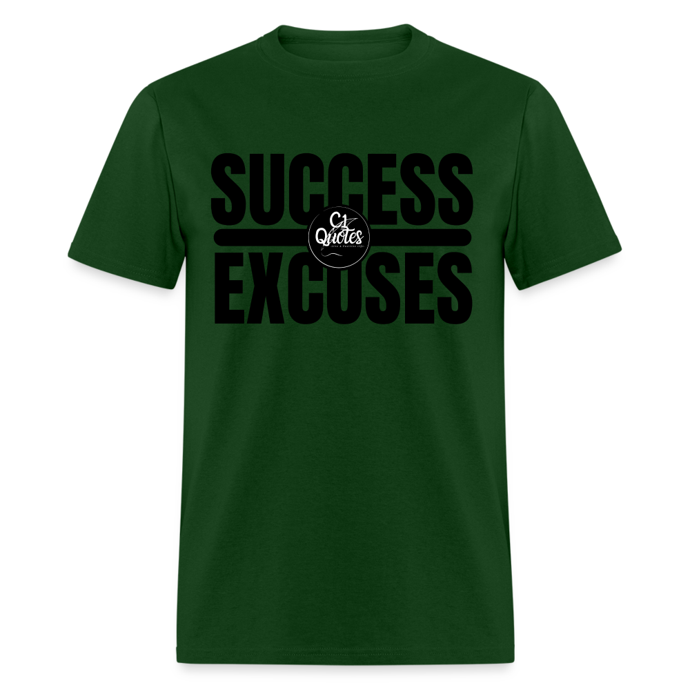 Success Over Excuses Unisex Classic T-Shirt (Black Lettering)