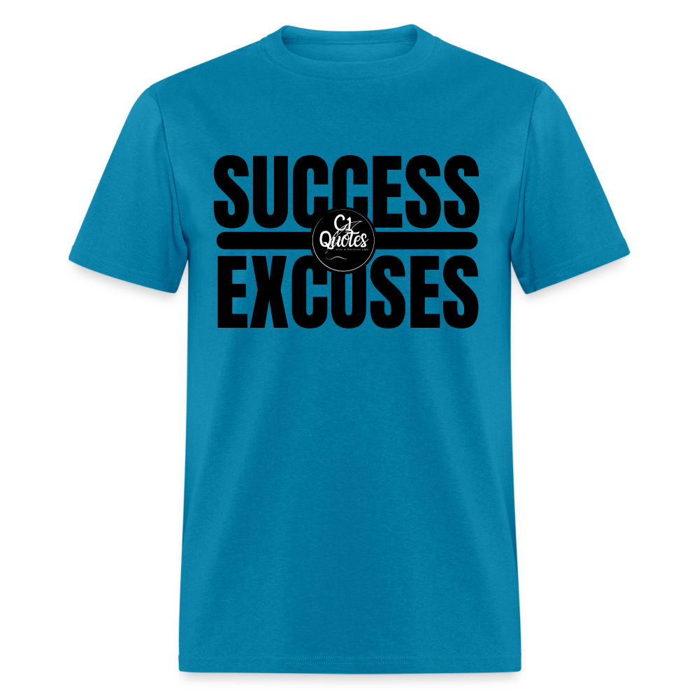 Success Over Excuses Unisex Classic T-Shirt (Black Lettering)
