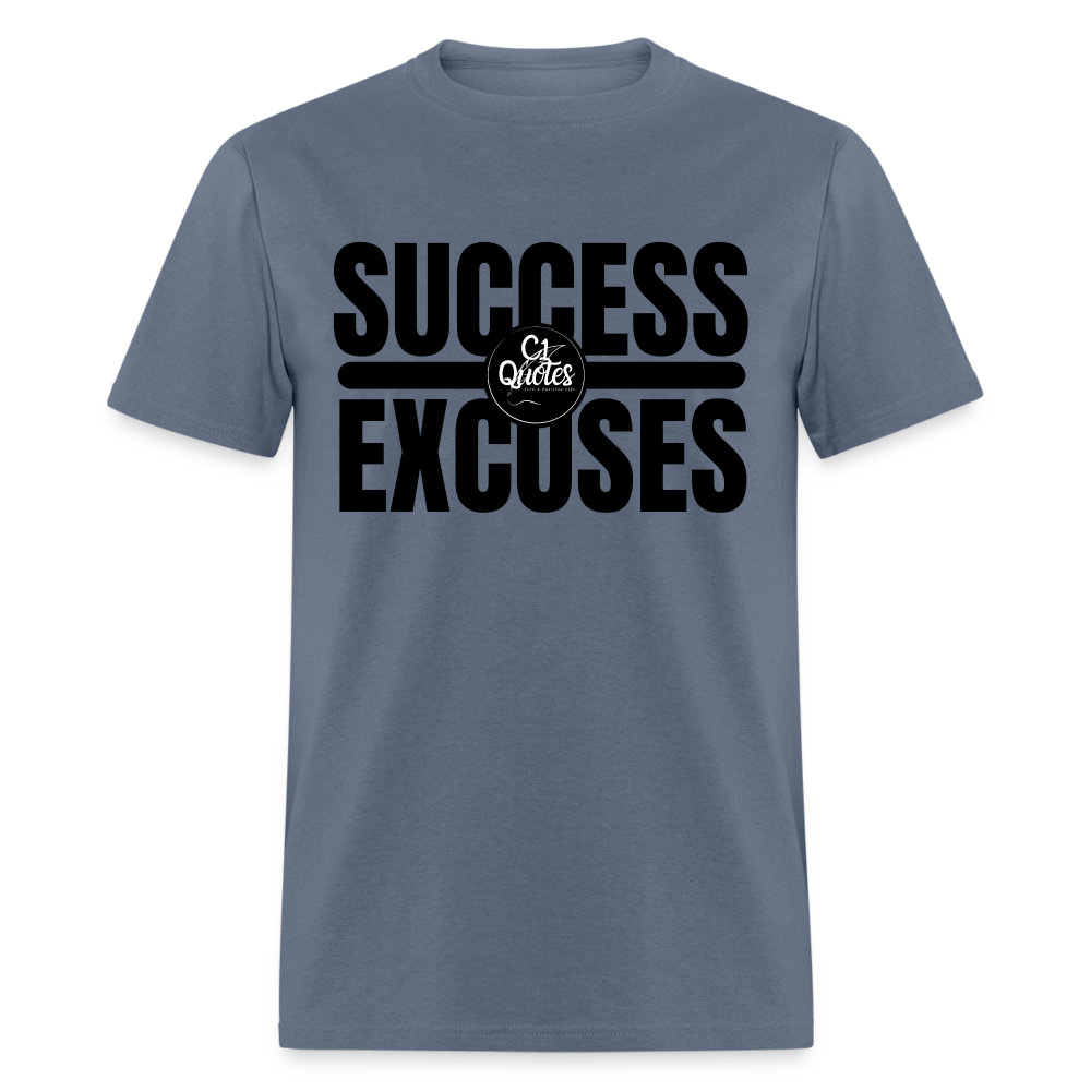 Success Over Excuses Unisex Classic T-Shirt (Black Lettering)