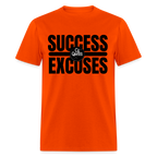 Success Over Excuses Unisex Classic T-Shirt (Black Lettering)