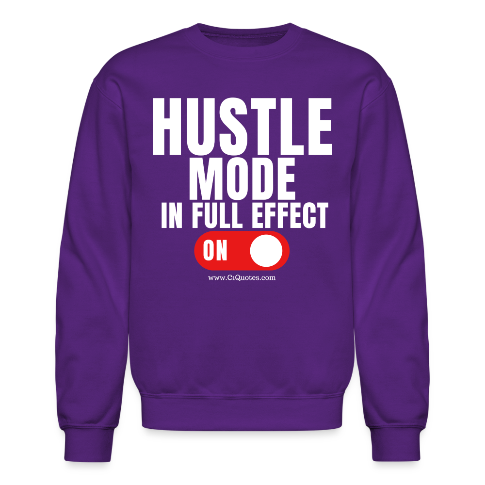Hustle Mode Sweatshirt (White Print)