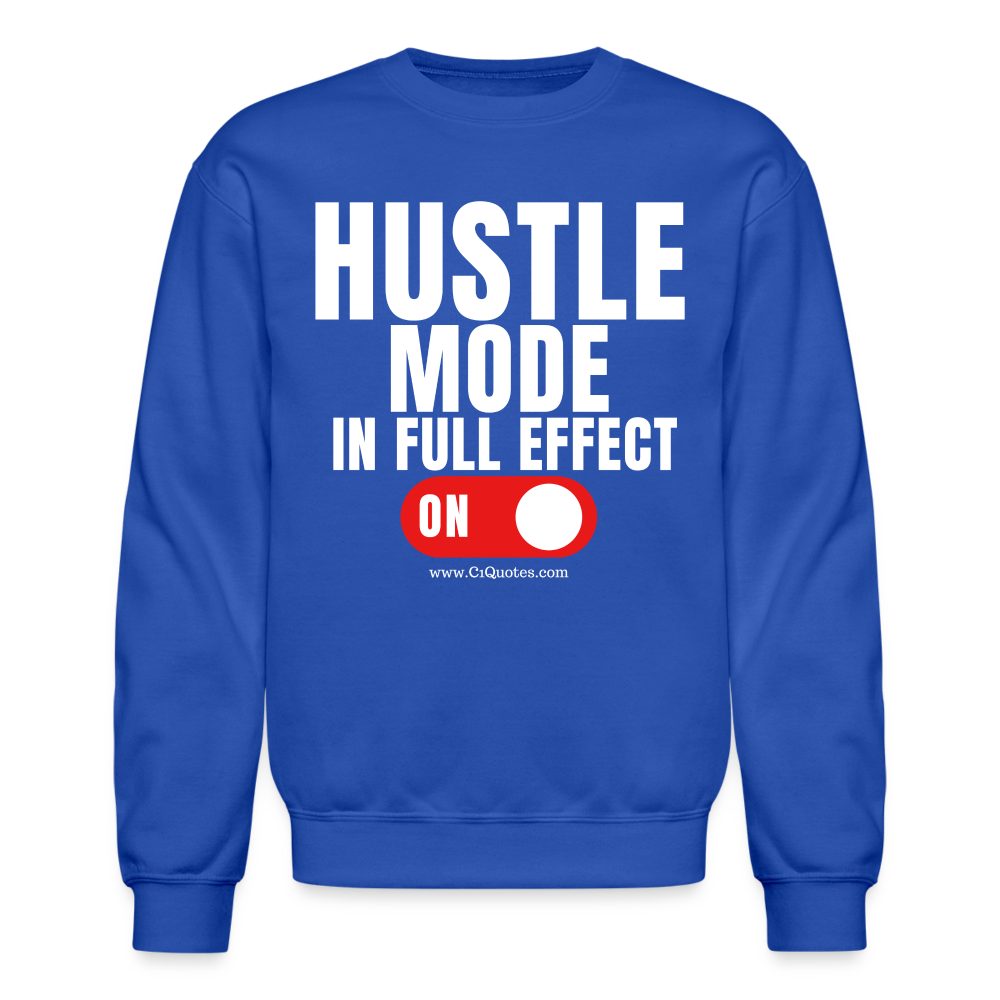 Hustle Mode Sweatshirt (White Print)