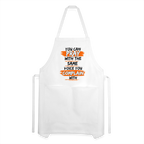 You Can Pop Pray Adjustable Apron (White)