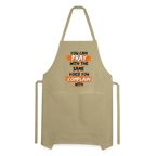 You Can Pop Pray Adjustable Apron (White)
