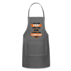 You Can Pop Pray Adjustable Apron (White)