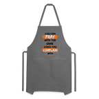 You Can Pop Pray Adjustable Apron (White)