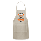 You Can Pop Pray Adjustable Apron (White)