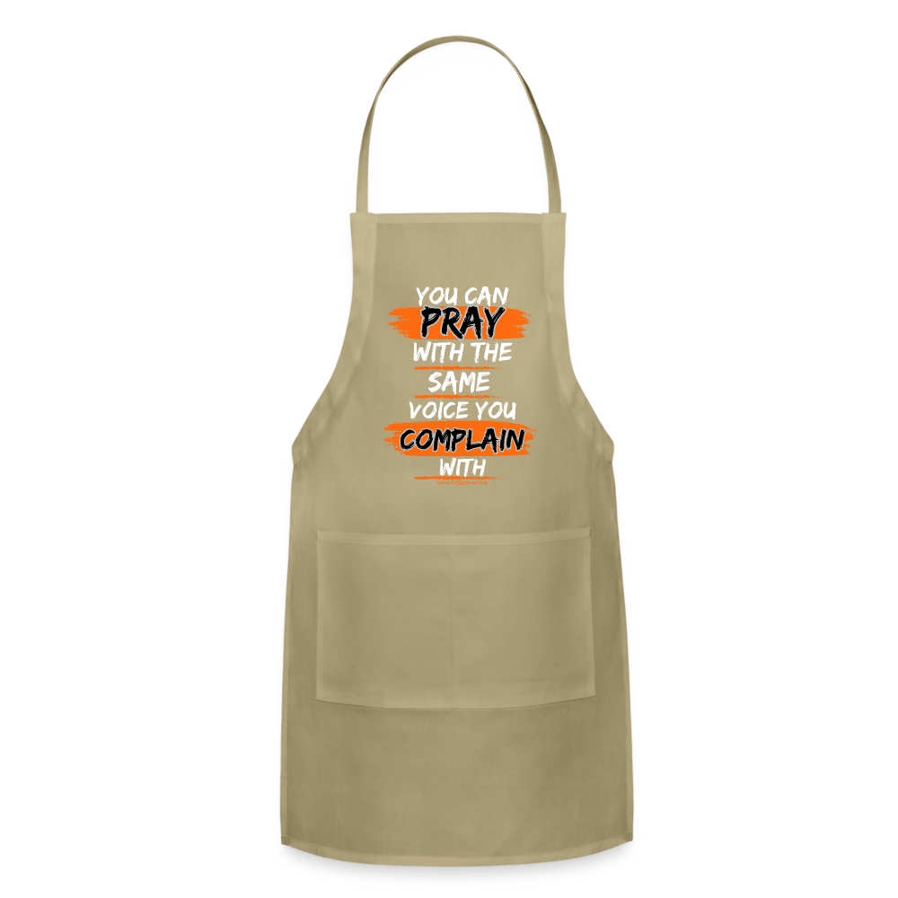 You Can Pray Adjustable Apron (Black)