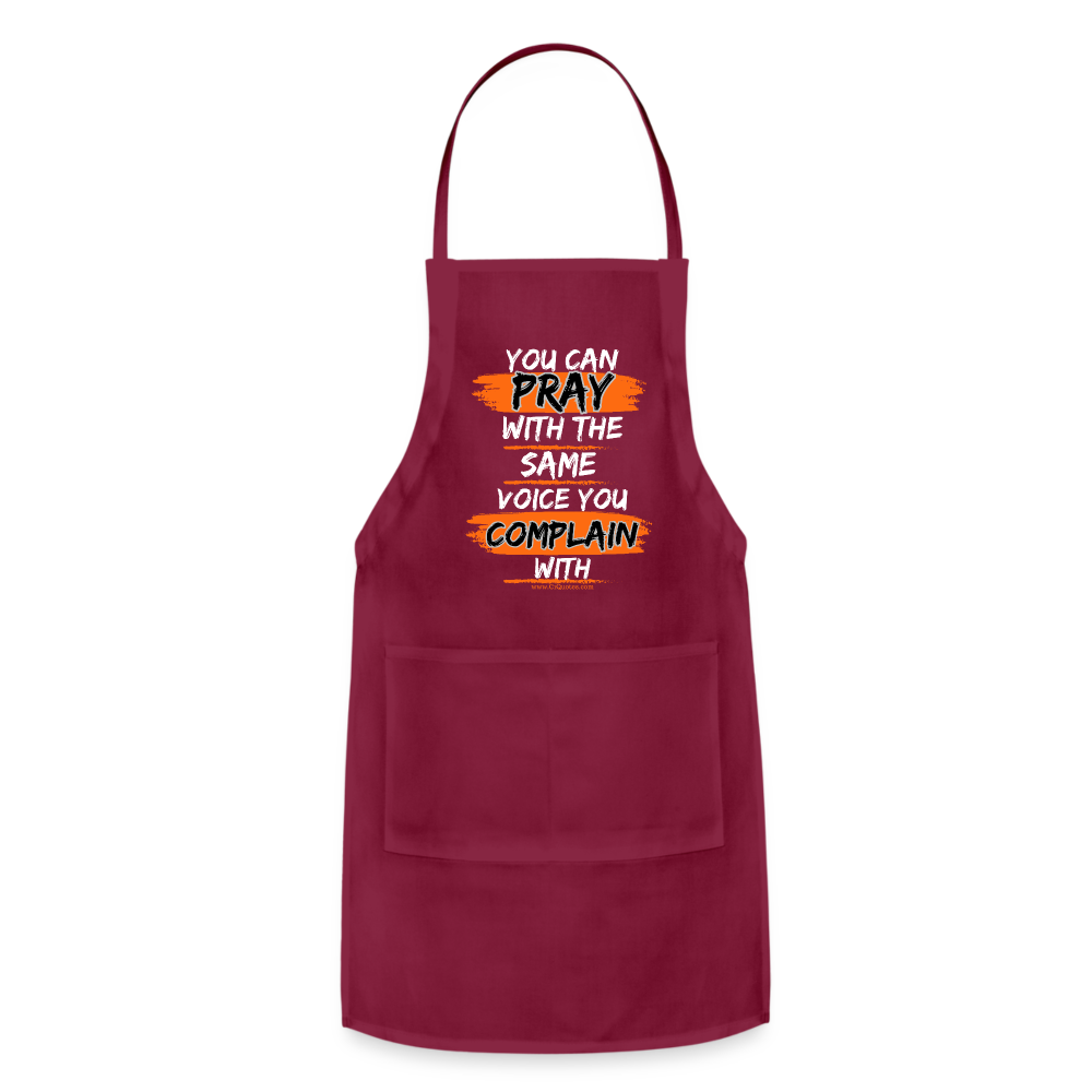 You Can Pray Adjustable Apron (Black)