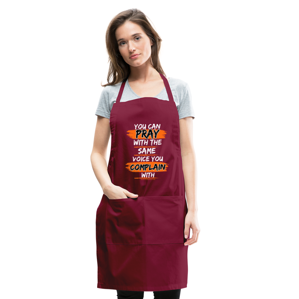 You Can Pray Adjustable Apron (Black)