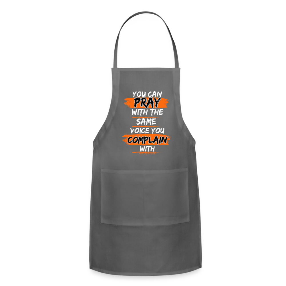 You Can Pray Adjustable Apron (Black)