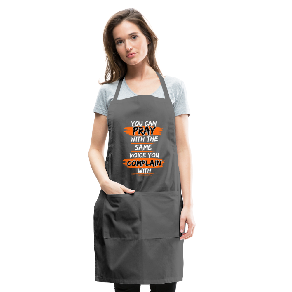 You Can Pray Adjustable Apron (Black)