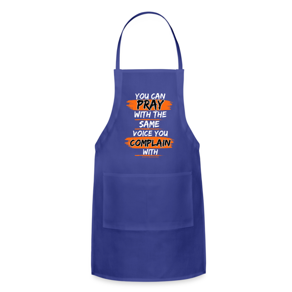 You Can Pray Adjustable Apron (Black)