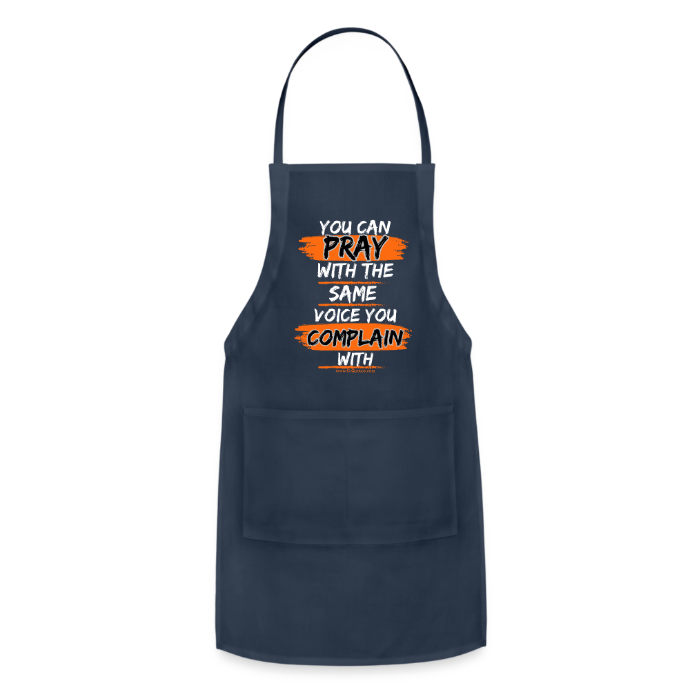 You Can Pray Adjustable Apron (Black)