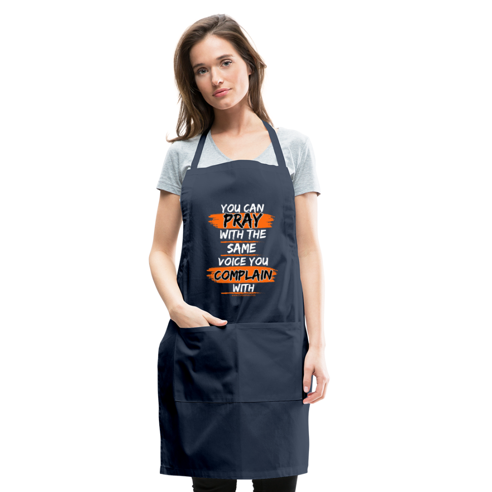 You Can Pray Adjustable Apron (Black)