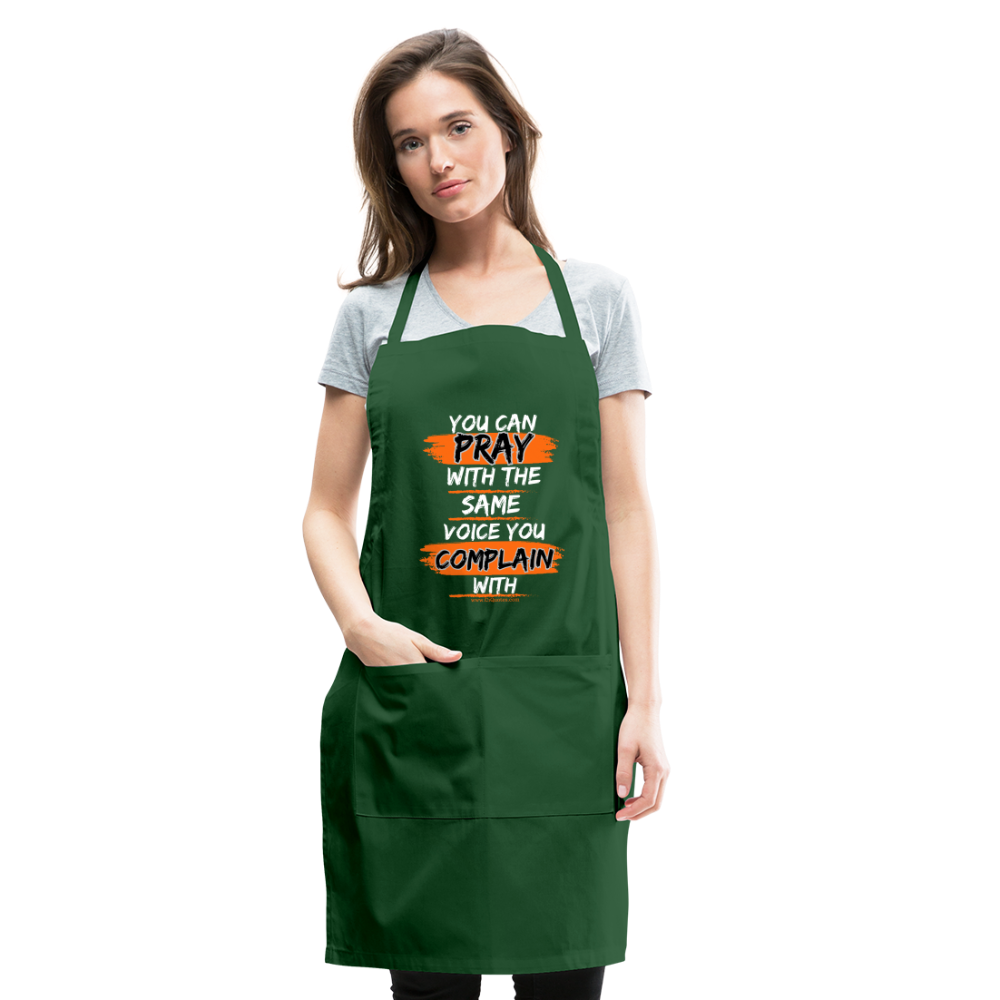 You Can Pray Adjustable Apron (Black)