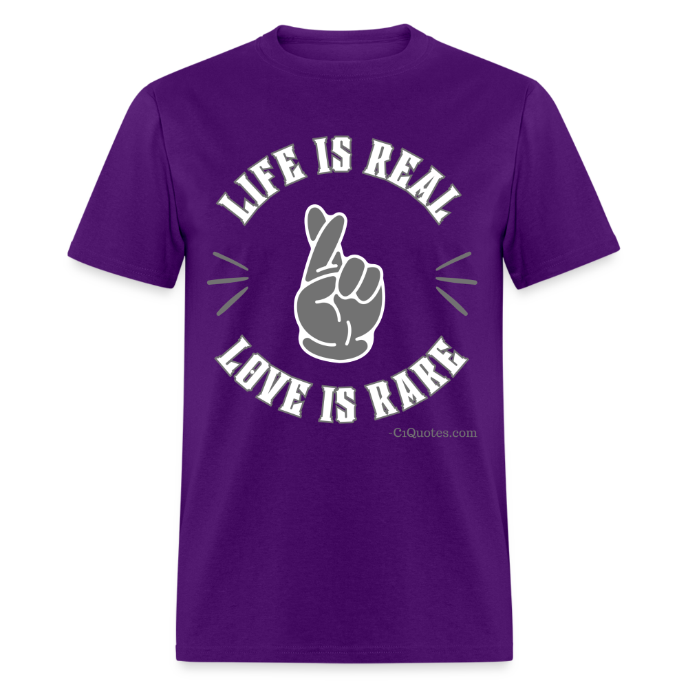 Life & Love Unisex Classic T-Shirt (Grey Print)