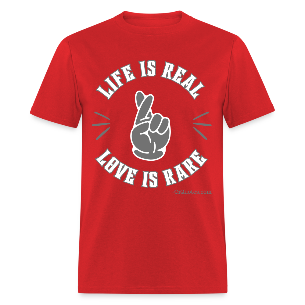 Life & Love Unisex Classic T-Shirt (Grey Print)