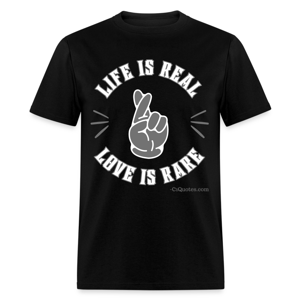 Life & Love Unisex Classic T-Shirt (Grey Print)