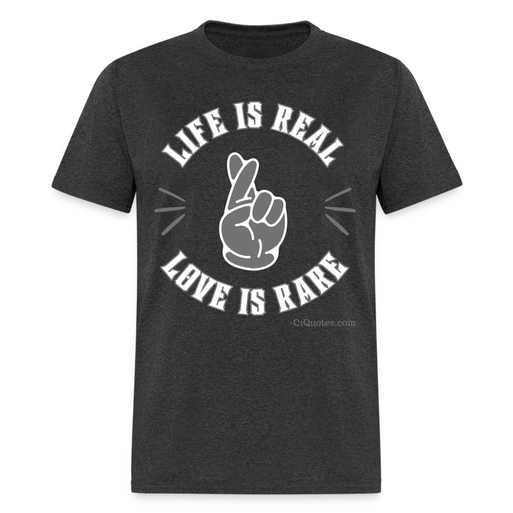 Life & Love Unisex Classic T-Shirt (Grey Print)
