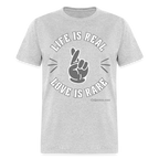 Life & Love Unisex Classic T-Shirt (Grey Print)