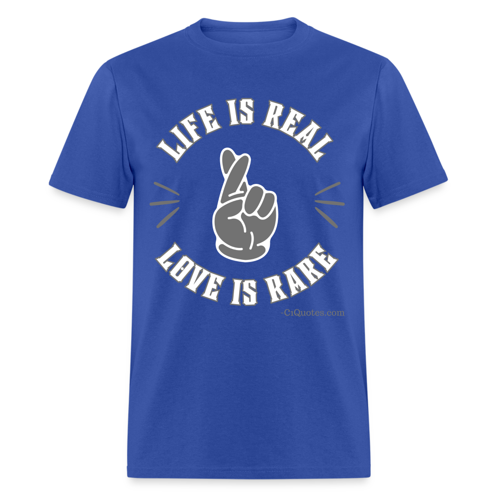 Life & Love Unisex Classic T-Shirt (Grey Print)