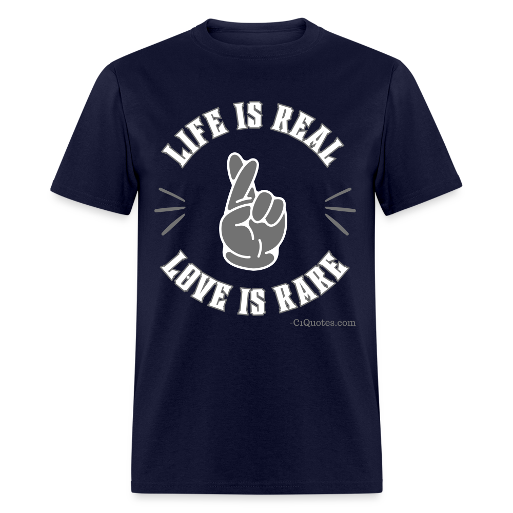 Life & Love Unisex Classic T-Shirt (Grey Print)
