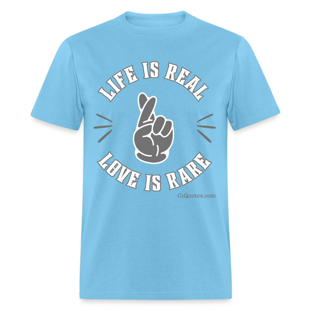 Life & Love Unisex Classic T-Shirt (Grey Print)