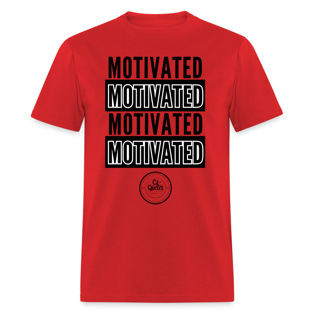 Motivated Unisex Classic T-Shirt Black Print)