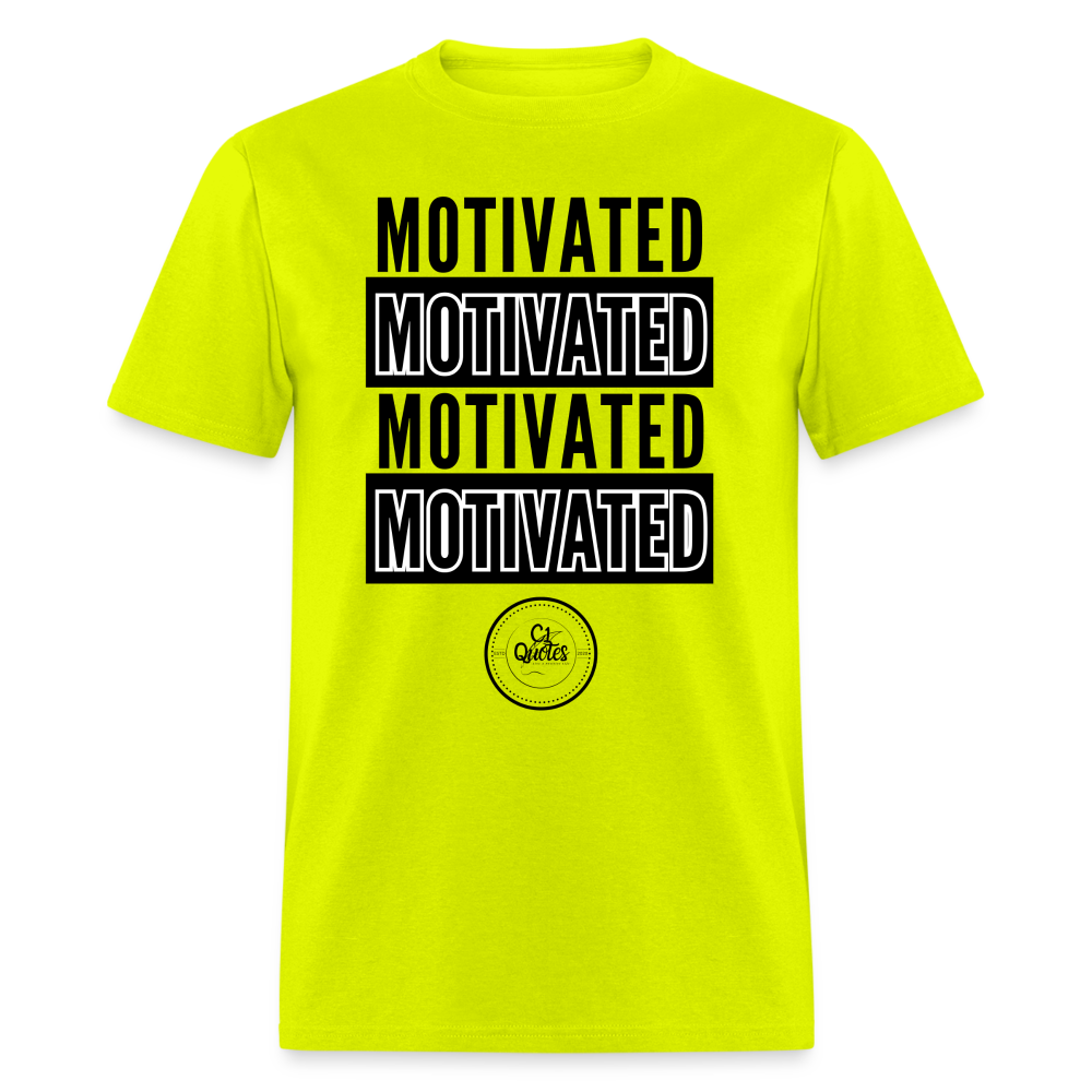 Motivated Unisex Classic T-Shirt Black Print)