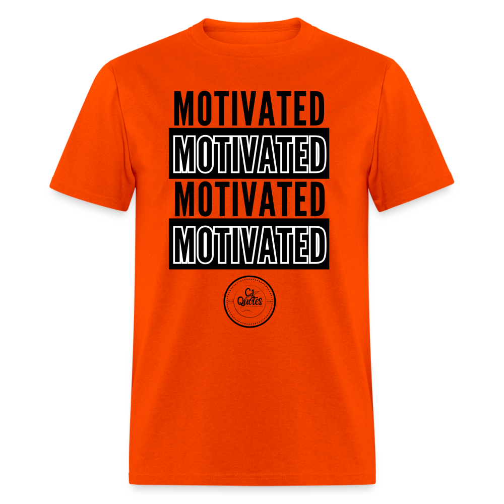 Motivated Unisex Classic T-Shirt Black Print)