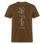 Stay Positive Unisex Classic T-Shirt (White Print)