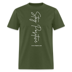 Stay Positive Unisex Classic T-Shirt (White Print)