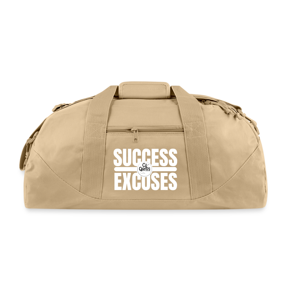 Success Over Excuses Duffel Bag