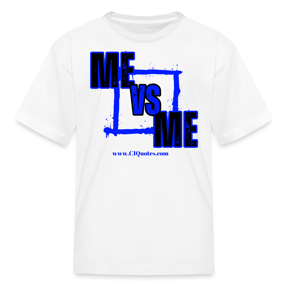 Me vs Me Kids' T-Shirt (Blue)