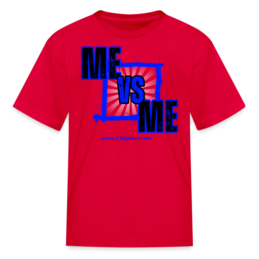 Me vs Me Kids' T-Shirt (Blue)